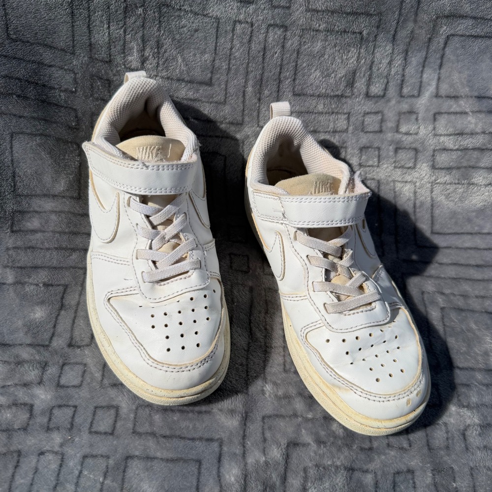 Nike Court Borough Low Recraft White Sail Kids Shoes DV5457-106 Size 13C